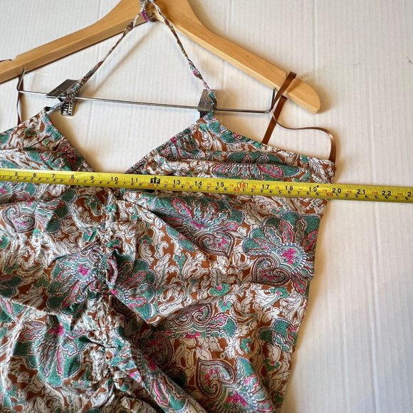 Veronica Beard Sz 14 Aldana Ruched Paisley Midi-Dress NWT $698 - Picture 13 of 16